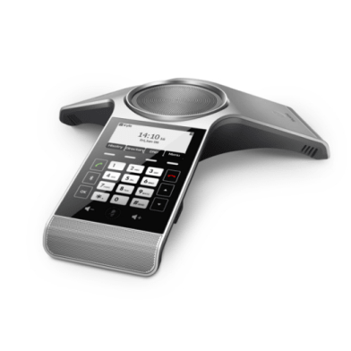 Yealink CP925 conference IP conference phone — 1-line, 4" 480x800 touch display, PoE, Wi-Fi, Bluetooth, USB — front view